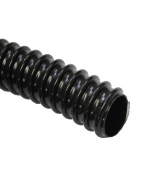 PVC zwarte spiraalslang 25mm