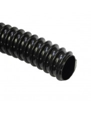 Tube PVC souple annelé noir 25mm