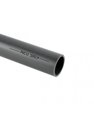 Grau PVC-U Rohr 32mm