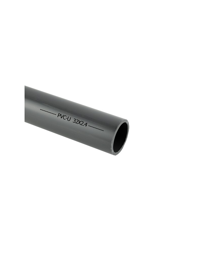 Grau PVC-U Rohr 32mm